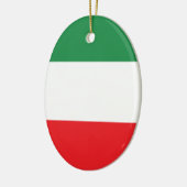 Italienische Flagge Keramik Ornament (Links)