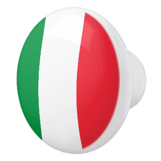 Italienische Flagge Keramikknauf