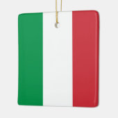 Italienische Flagge Keramikornament (Links)