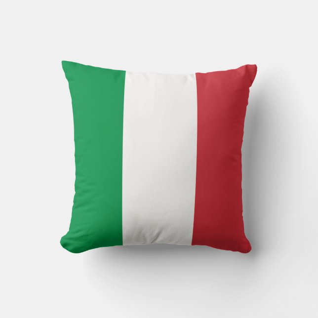 Italienische Flagge Kissen (Vorderseite)