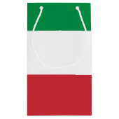 Italienische Flagge Kleine Geschenktüte (Rückseite)