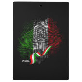 Italienische Flagge Klemmbrett (Rückseite)