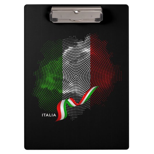 Italienische Flagge Klemmbrett (Vorderseite)