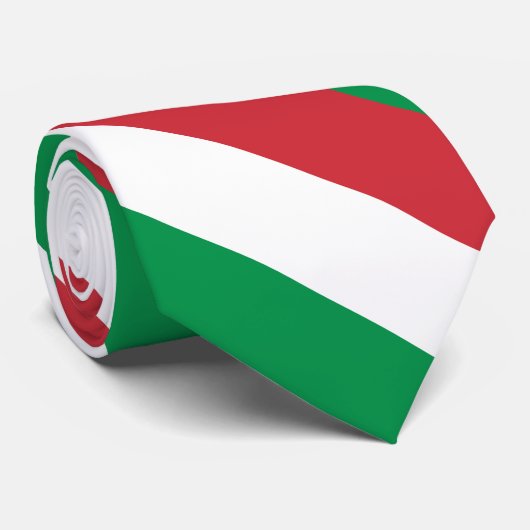 Italienische Flagge Krawatte (Gerollt)