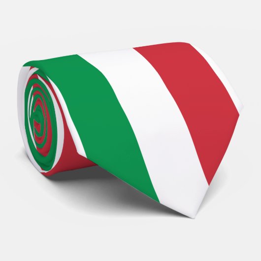 Italienische Flagge Krawatte (Gerollt)