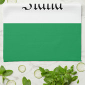 Italienische Flagge Küche Küchentuch (Gefaltet)
