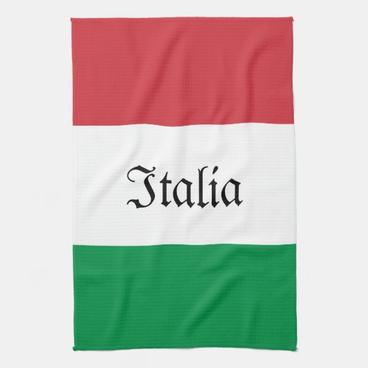 Italienische Flagge Küche Küchentuch (Vertikal)