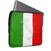 Italienische Flagge Laptopschutzhülle (Vorne Rechts)