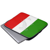 Italienische Flagge Laptopschutzhülle (Vorne Knopf)