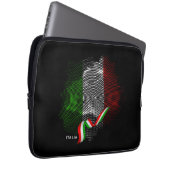 Italienische Flagge Laptopschutzhülle (Vorne Rechts)