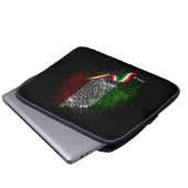 Italienische Flagge Laptopschutzhülle (Vorne Knopf)