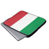 Italienische Flagge Laptopschutzhülle (Vorne Knopf)