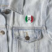 Italienische Flagge Lesbischer Stolz Pin mit Lorbe Button (Beispiel)