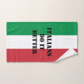 Italienische Flagge lustige Handtuch-Handtuch Handtuch (Handtuch)
