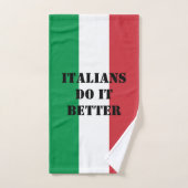 Italienische Flagge lustige Handtuch-Handtuch Handtuch (Handtuch)