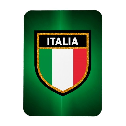 Italienische Flagge Magnet (Vertikal)