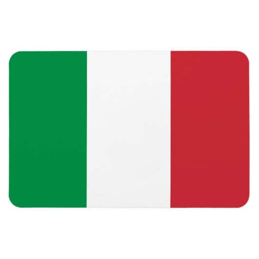 Italienische Flagge Magnet (Horizontal)