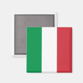Italienische Flagge Magnet (Vorderseite/Rückseite)