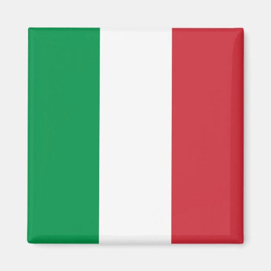 Italienische Flagge Magnet (Vorne)
