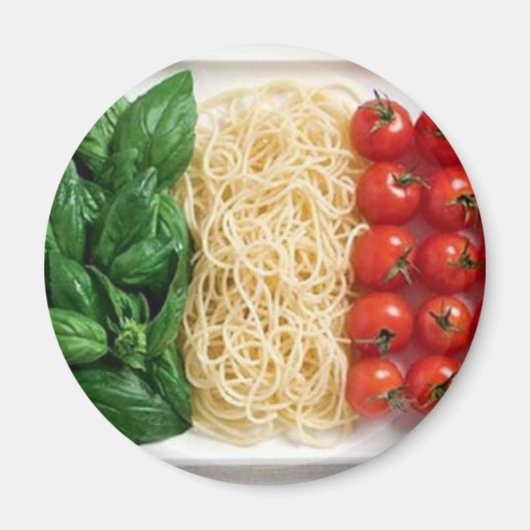 Italienische Flagge Magnet (Vorne)