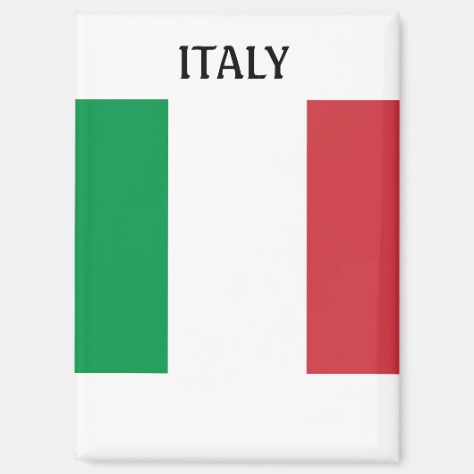 Italienische Flagge Magnet (Vorderseite)