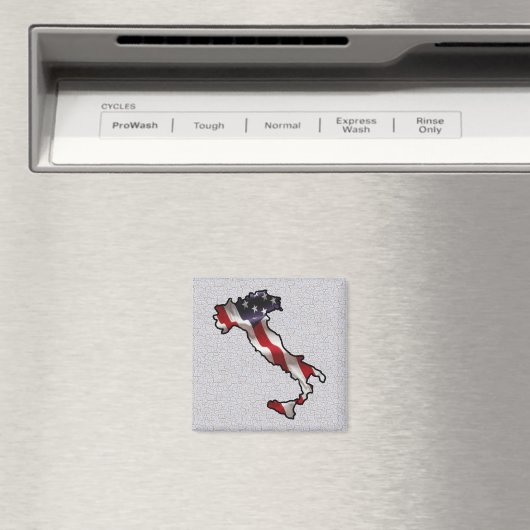 Italienische Flagge Magnet (In Situ (Geschirrspüler))