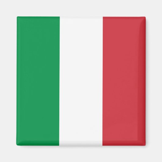 Italienische Flagge Magnet (Vorne)