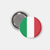 Italienische Flagge Magnet (Vorderseite/Rückseite)