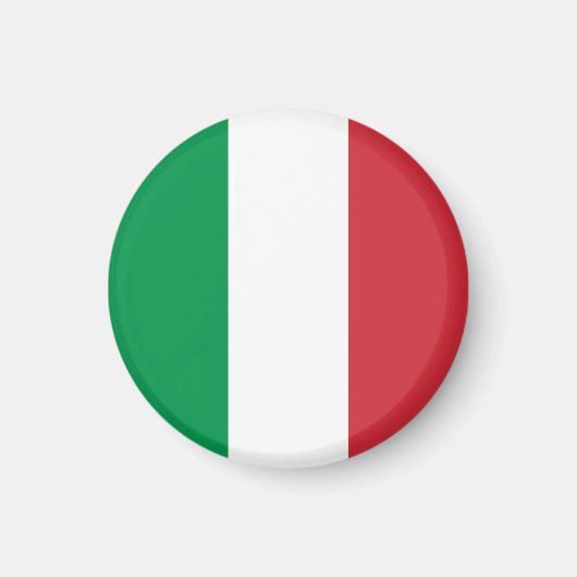Italienische Flagge Magnet (Vorne)