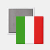 Italienische Flagge Magnet (Vorderseite/Rückseite)