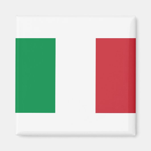 Italienische Flagge Magnet (Vorne)
