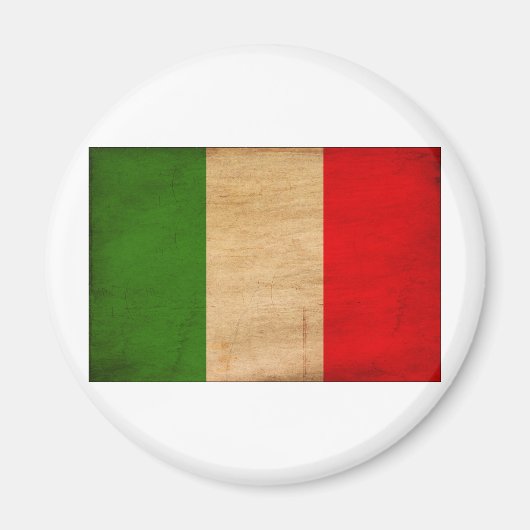 Italienische Flagge Magnet (Vorne)