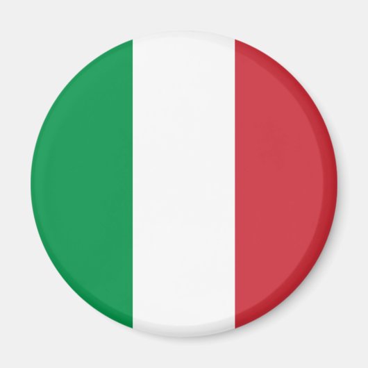 Italienische Flagge Magnet (Vorne)