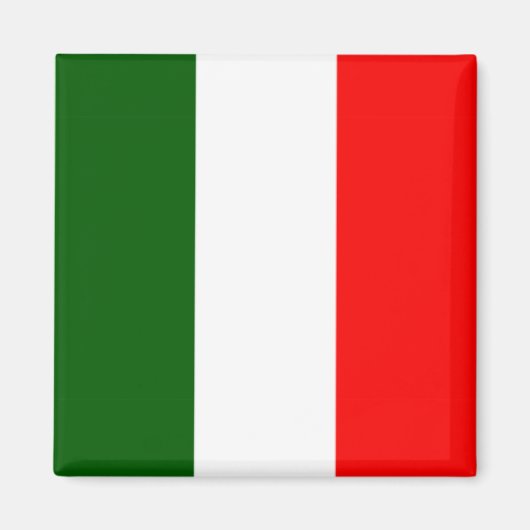 Italienische Flagge Magnet (Vorne)