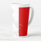 Italienische Flagge Milchtasse (Rechte Ecke)