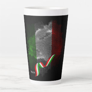 Italienische Flagge Milchtasse