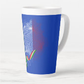 Italienische Flagge Milchtasse (Rechte Ecke)
