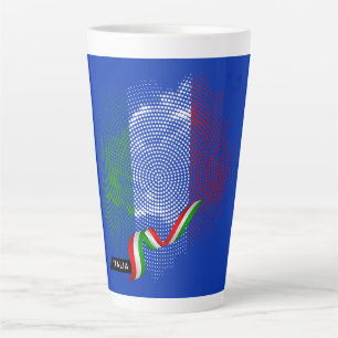 Italienische Flagge Milchtasse