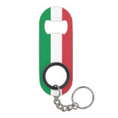 Italienische Flagge Mini Flaschenöffner (Rückseite)