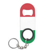 Italienische Flagge Mini Flaschenöffner (Vorderseite)