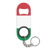 Italienische Flagge Mini Flaschenöffner (Rückseite)