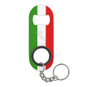 Italienische Flagge Mini Flaschenöffner (Rückseite)