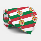 Italienische Flagge mit Abzeichen des Königreichs Krawatte (Gerollt)