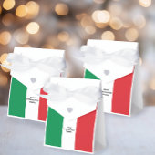 Italienische Flagge mit individuellem Text Geschenkschachtel