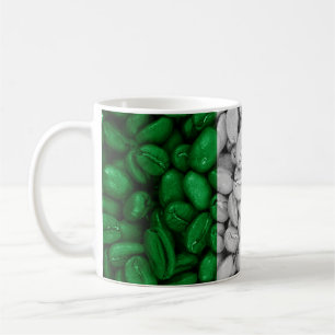 Italienische Flagge mit Kaffee Kaffeetasse