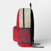 Italienische Flagge - Monogramm Bedruckter Rucksack (Rechts)