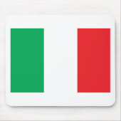 Italienische Flagge Mousepad (Vorne)