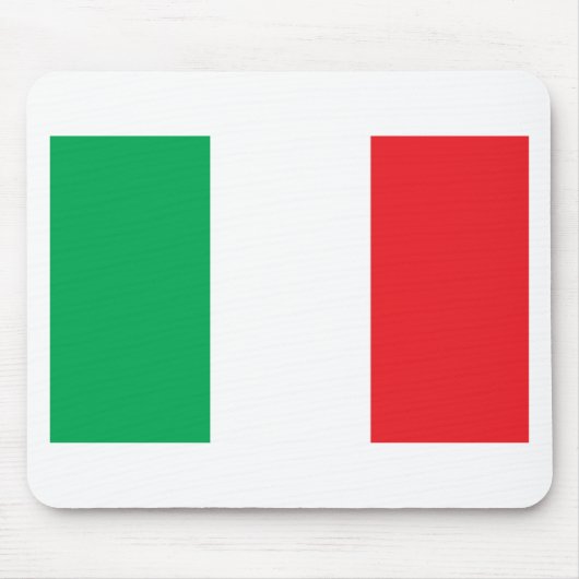 Italienische Flagge Mousepad (Vorne)