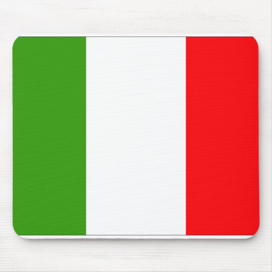 Italienische Flagge Mousepad (Vorne)