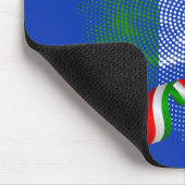 Italienische Flagge Mousepad (Ecke)